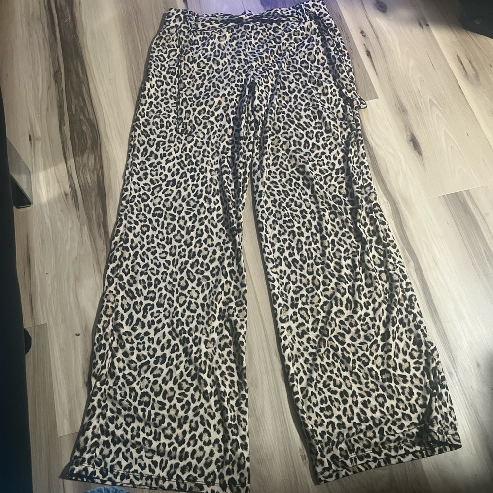 Joe B Animal Print Trousers
